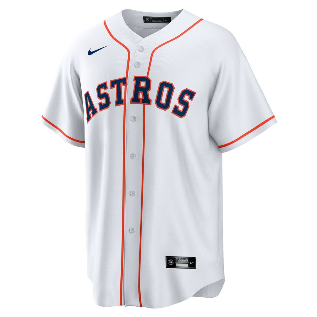 Men's Houston Astros Carlos Correa White Home Replica Jersey