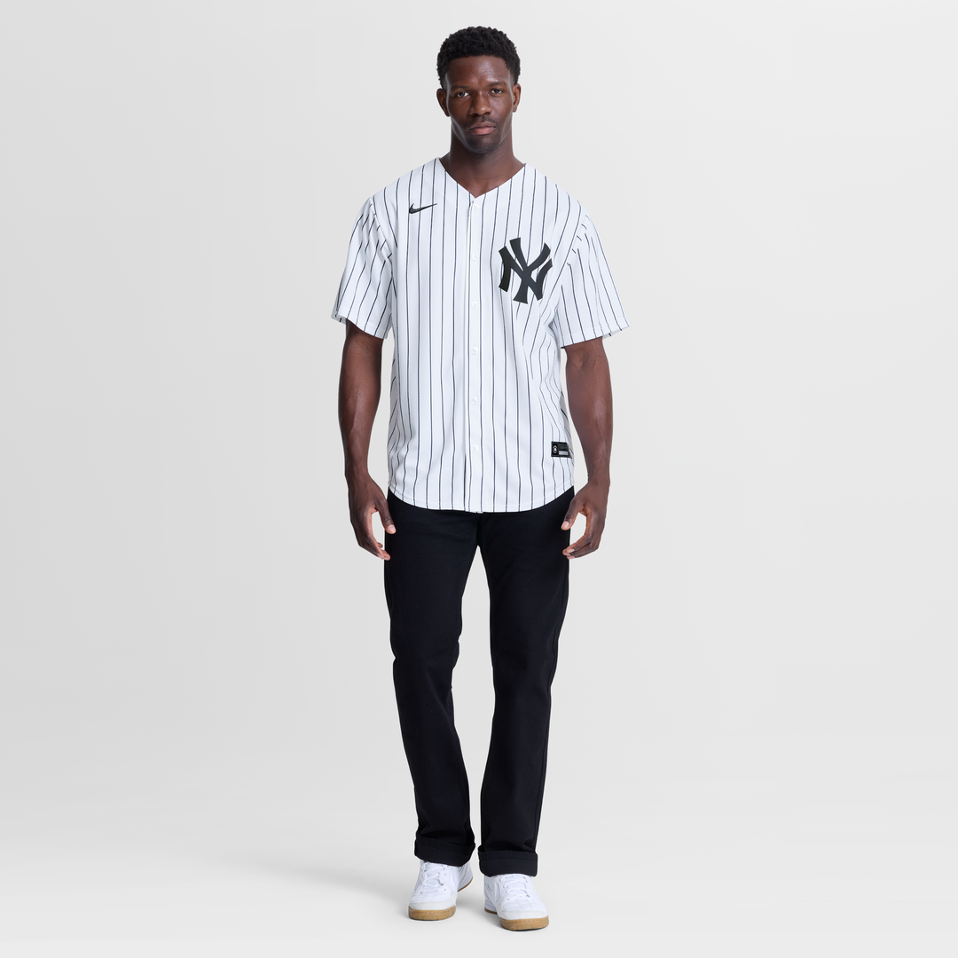 Men's New York Yankees Aaron Judge White Home Replica Jersey