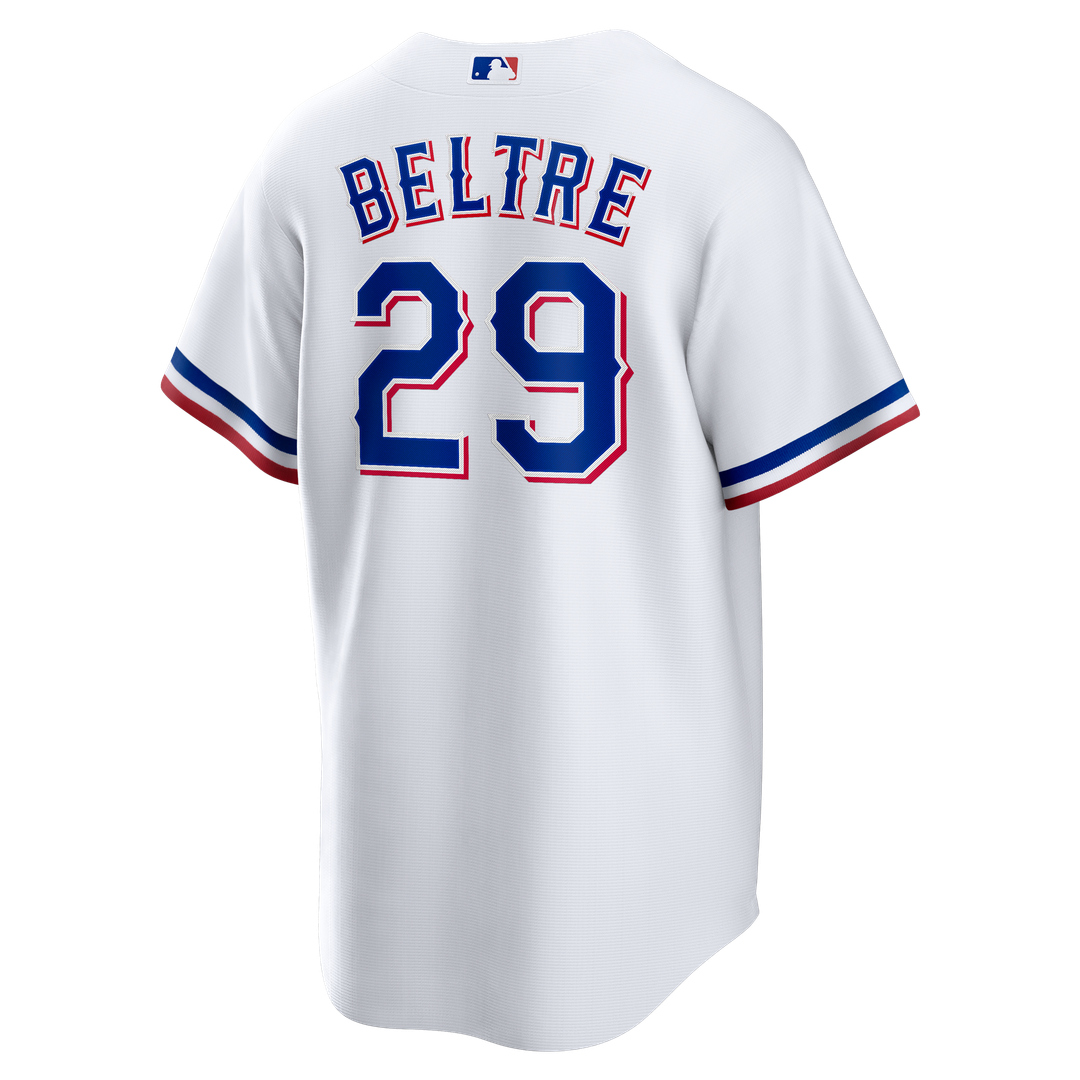 Men's Texas Rangers Adrian Beltre White Home Retired Player Replica Jersey
