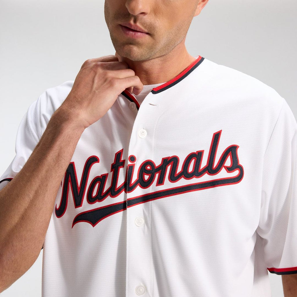 Men's Washington Nationals CJ Abrams White Home Replica Jersey