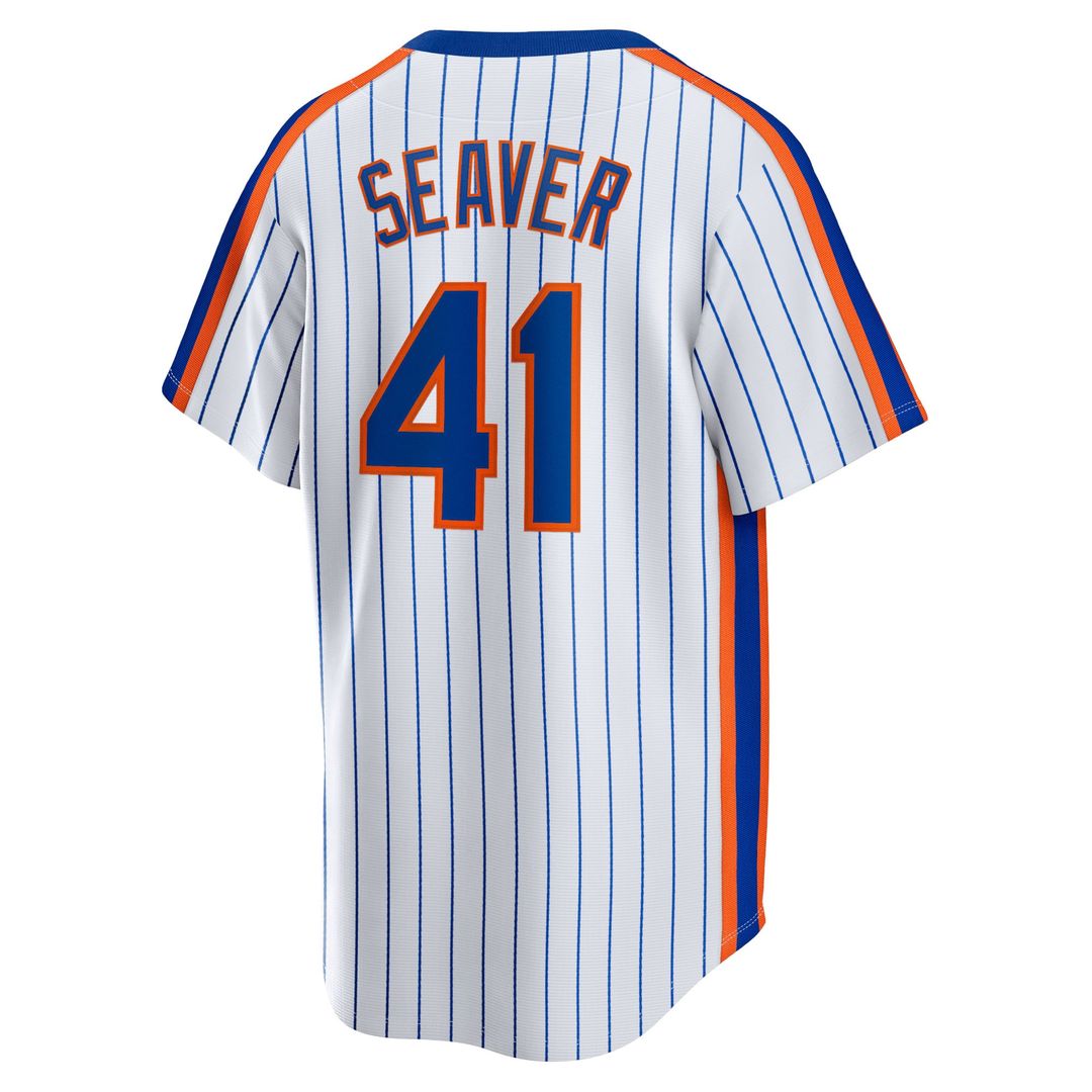 Men's New York Mets Tom Seaver White Home Player Jersey