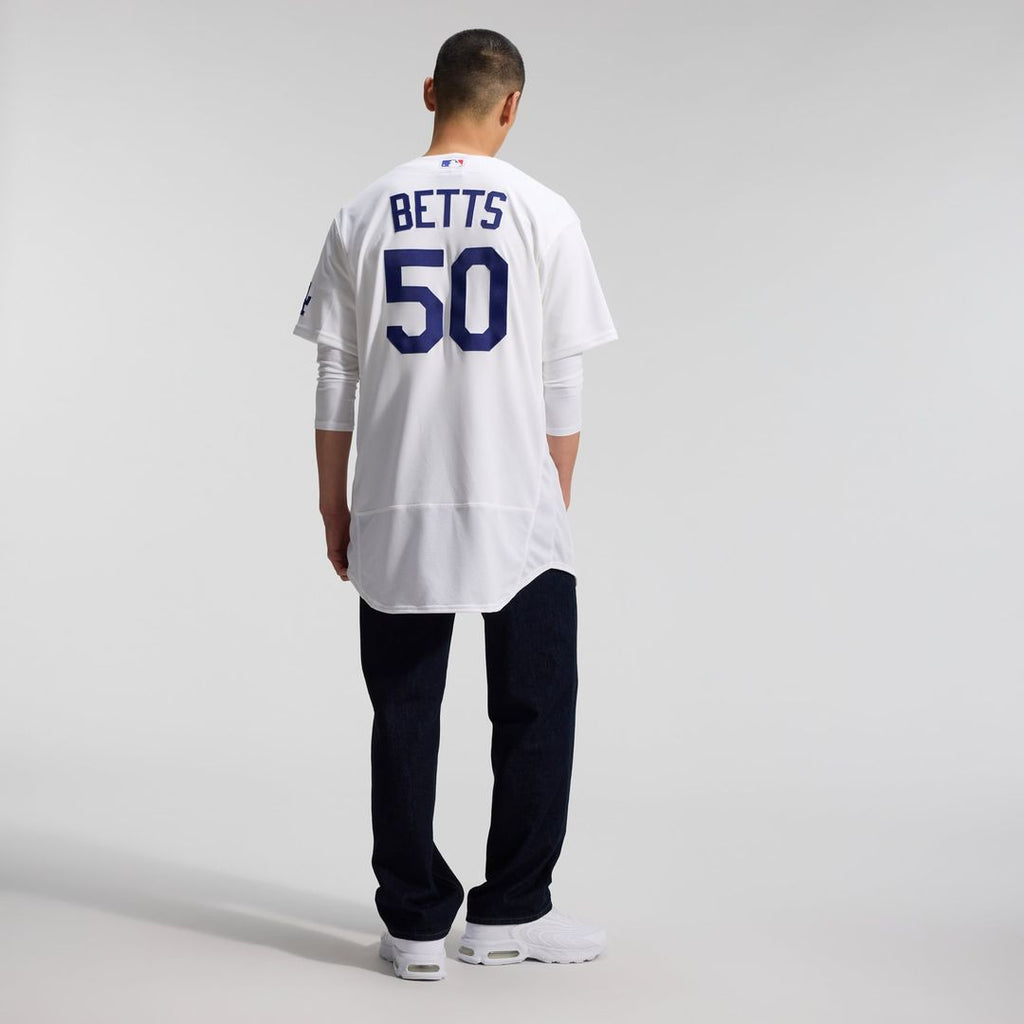 Men's Los Angeles Dodgers Mookie Betts White Home Jersey