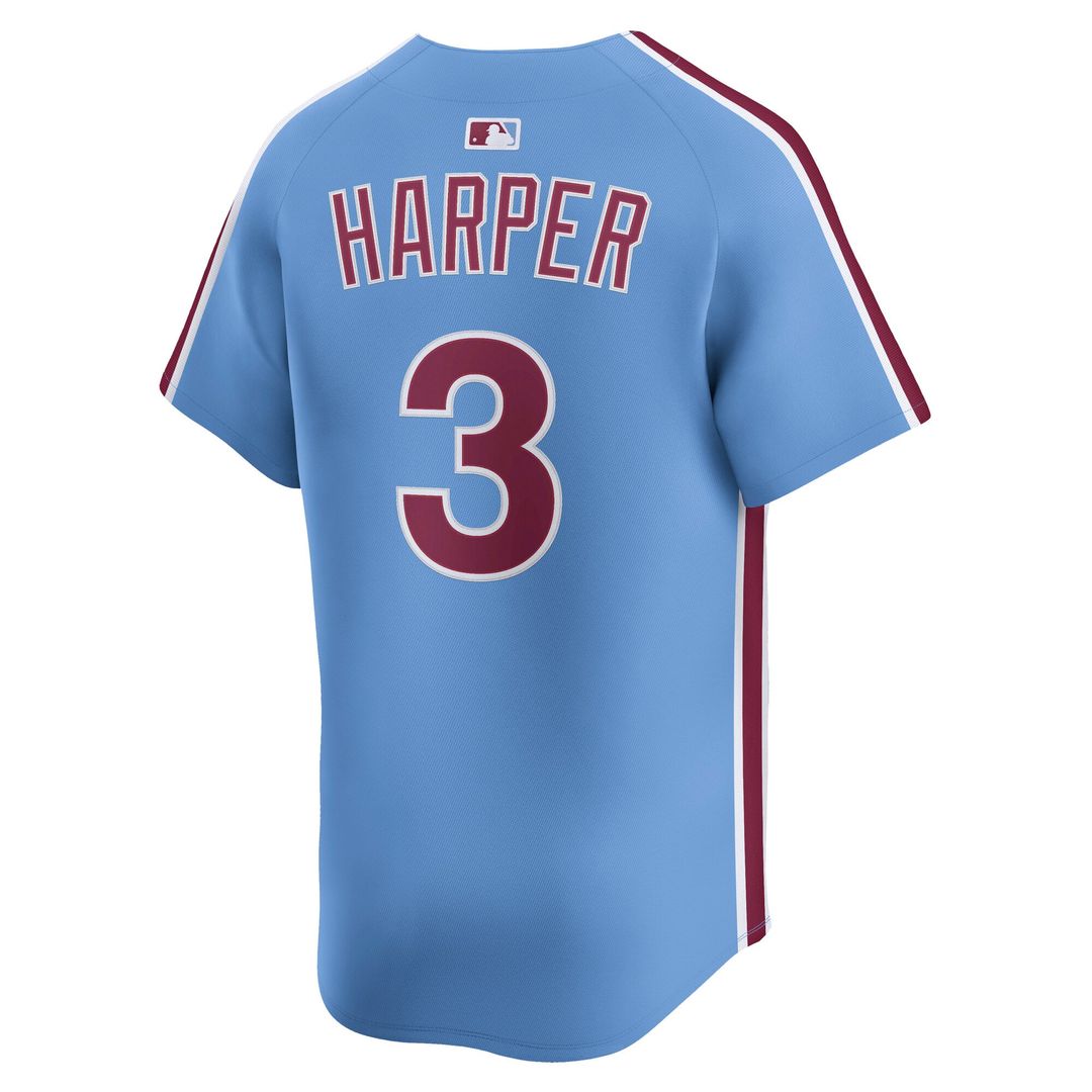 Men's Philadelphia Phillies Bryce Harper White Home Player Jersey