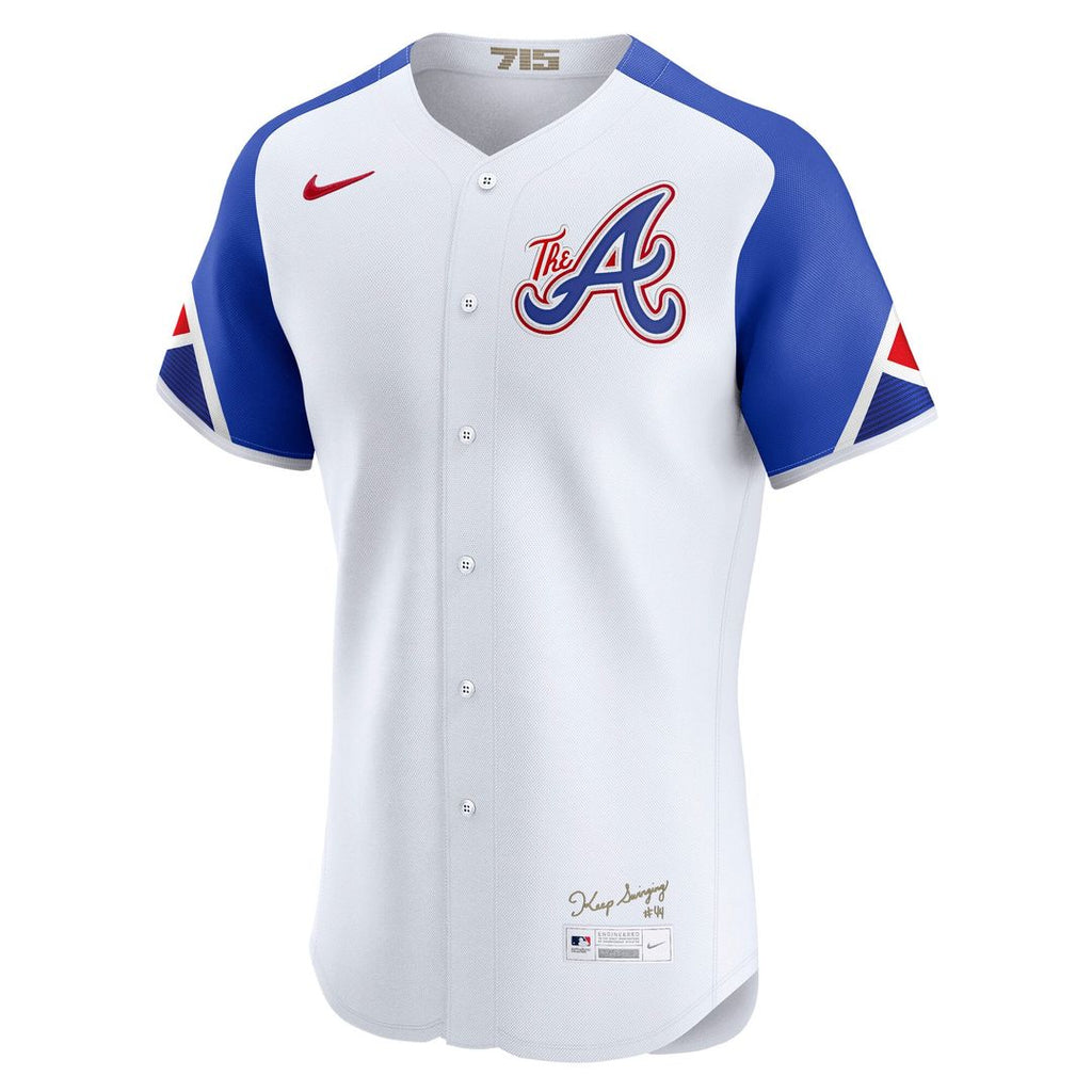 Men's Atlanta Braves White City Connect Elite Jersey