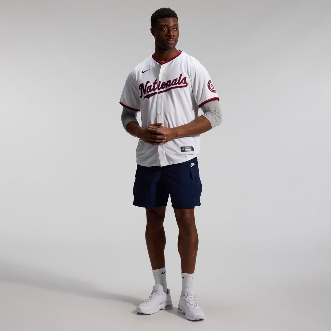 Men's Washington Nationals White Home Jersey