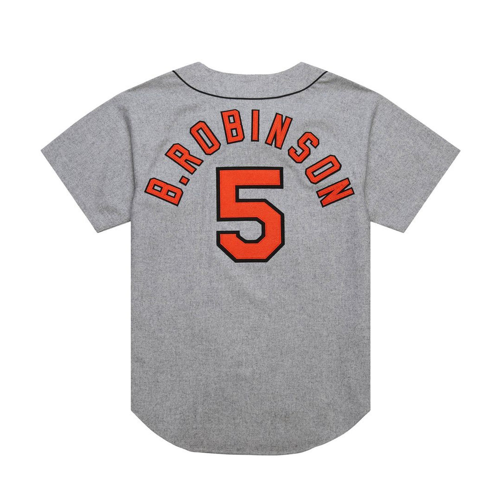 Men's Baltimore Orioles Brooks Robinson Gray 1966 Jersey