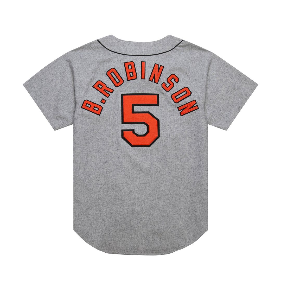 Men's Baltimore Orioles Brooks Robinson Gray 1966 Jersey
