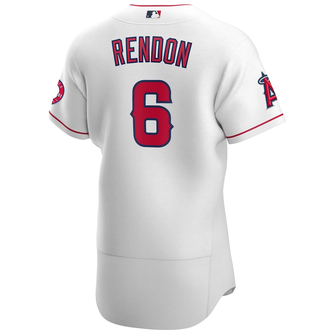 Men's Los Angeles Angels Anthony Rendon White Player Jersey