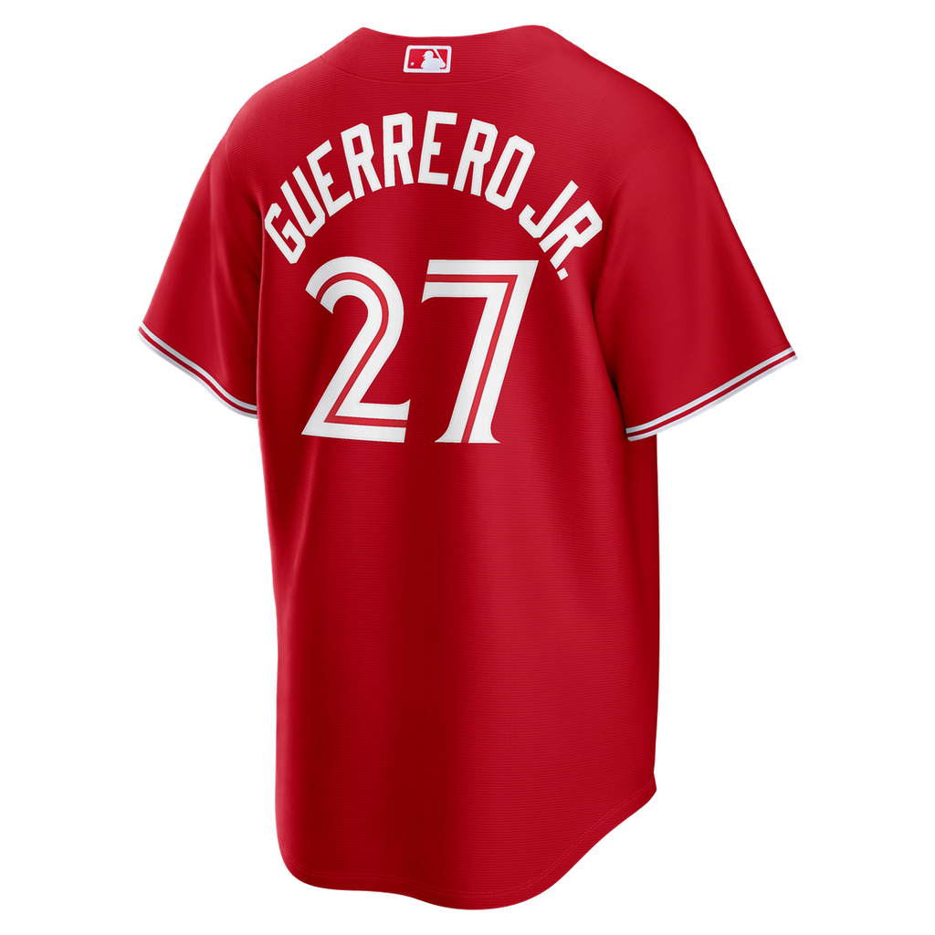 Men's Toronto Blue Jays Vladimir Guerrero Jr. Red Canada Day Replica Jersey