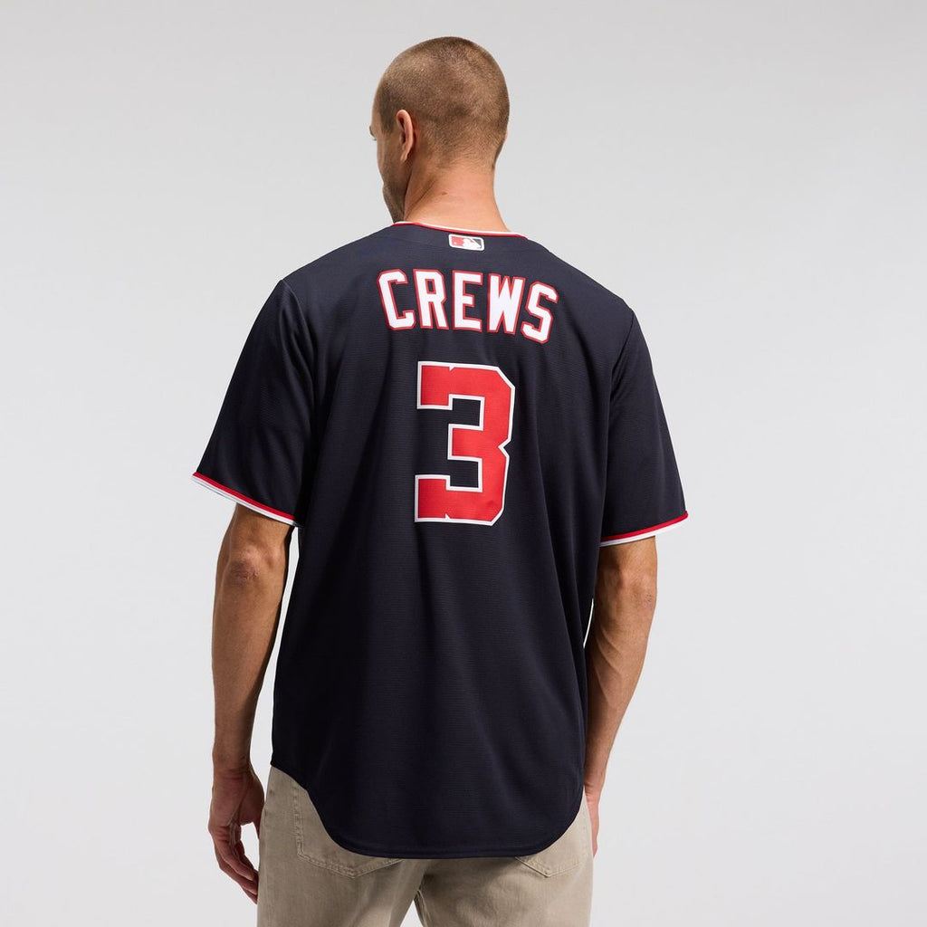 Men's Washington Nationals Dylan Crews Navy Alternate Replica Jersey