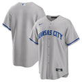 Men's Kansas City Royals Gray Road Replica Team Jersey