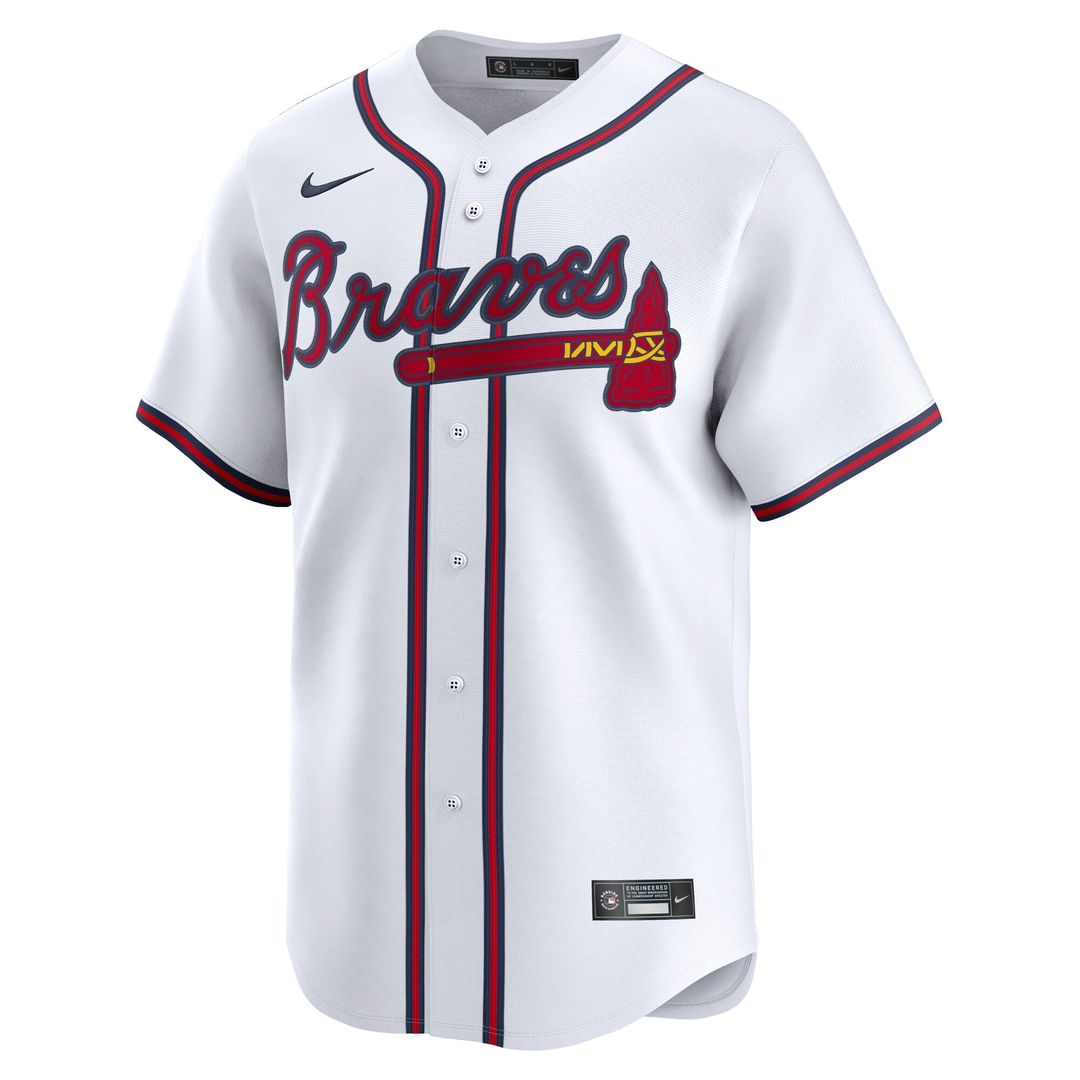 Men's Atlanta Braves Austin Riley White Home Player Jersey