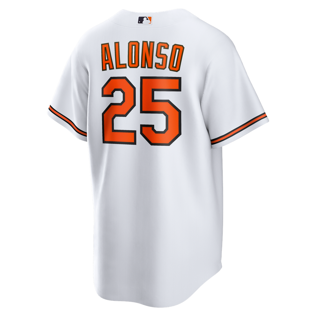 Men's Baltimore Orioles Pete Alonso White Home Replica Jersey