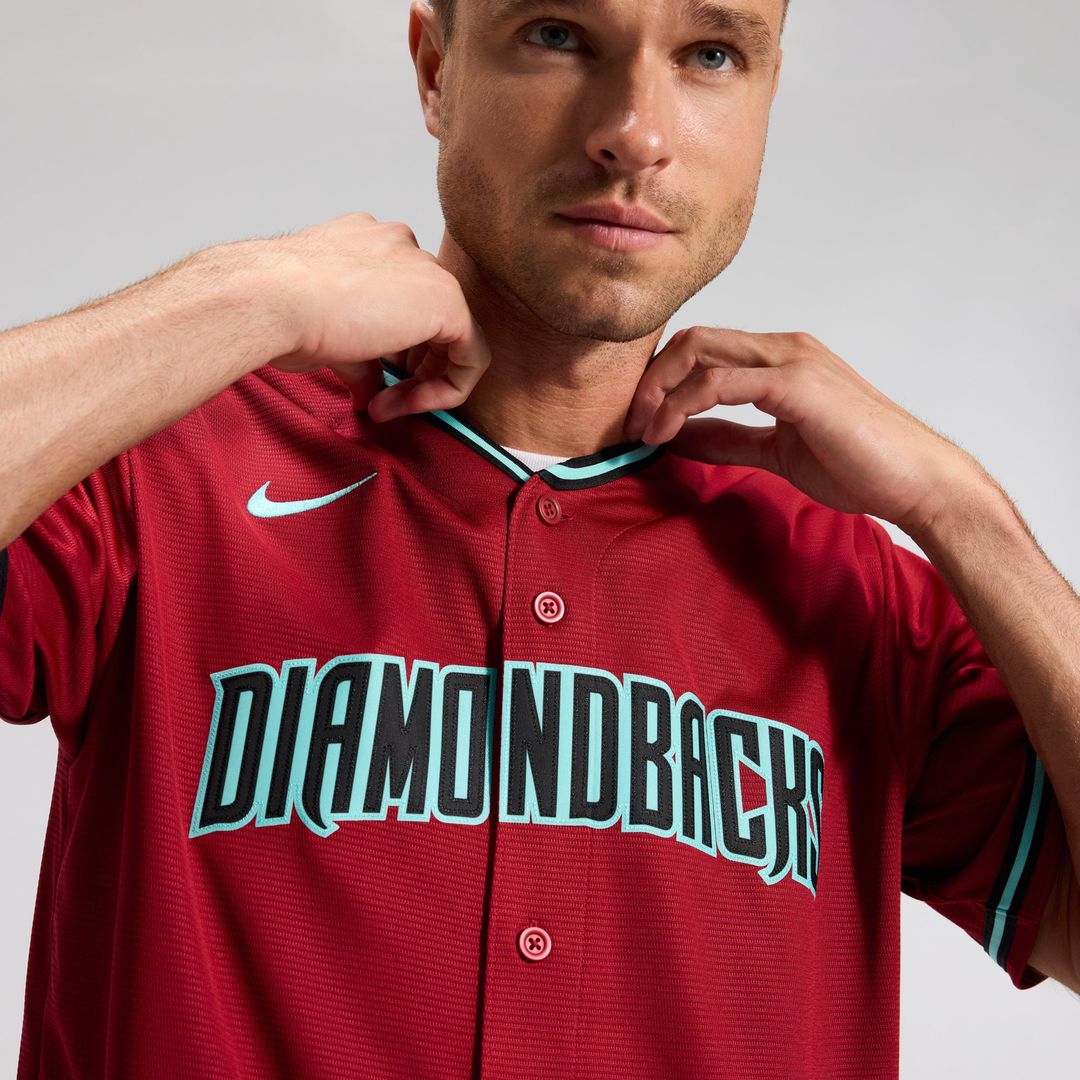 Men's Arizona Diamondbacks Corbin Carroll Crimson Alternate 2 Replica Jersey