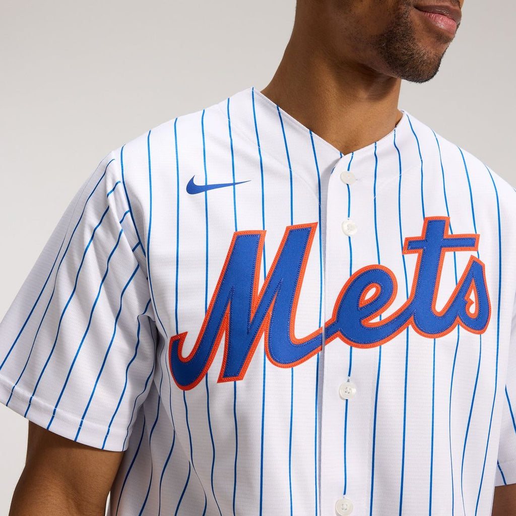 Men's New York Mets White Home Replica Player Jersey