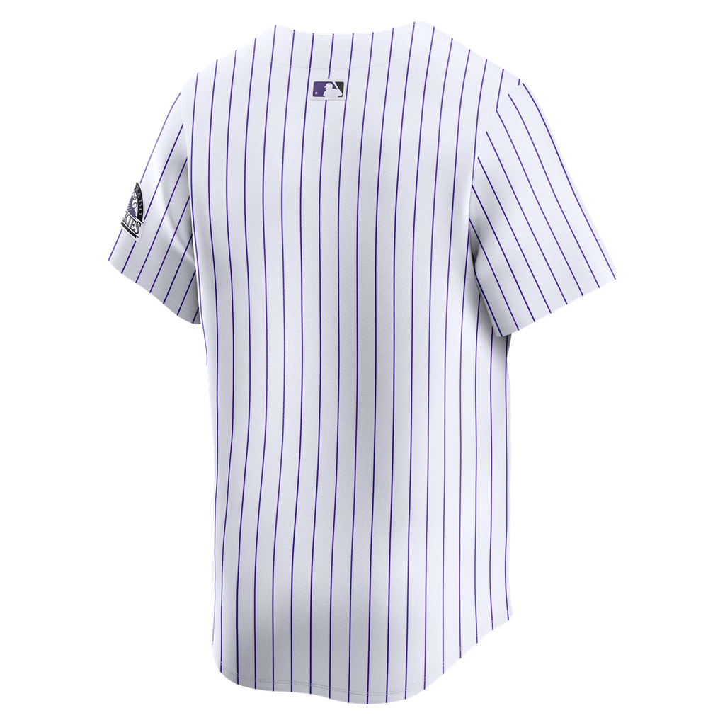 Men's Colorado Rockies White Home Jersey