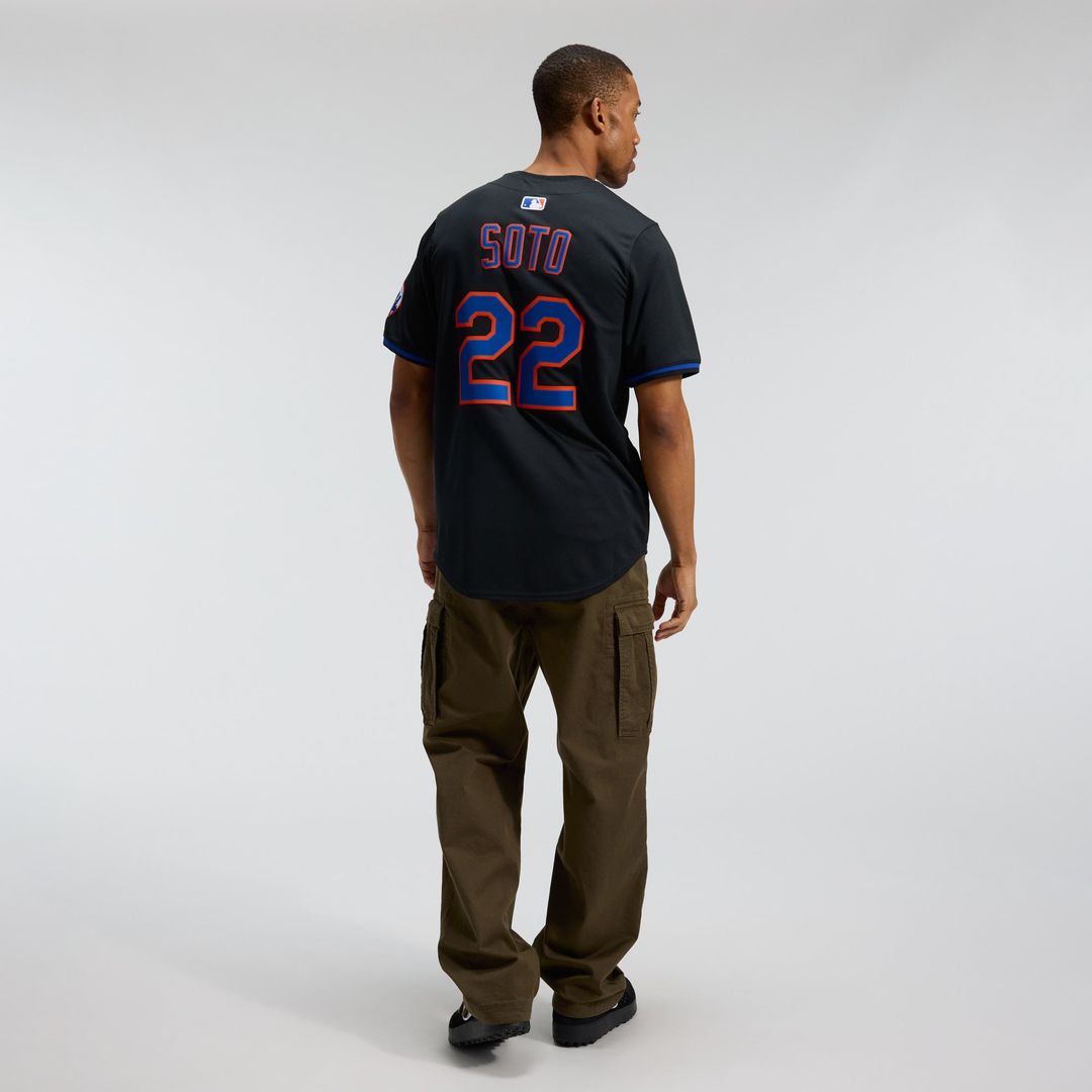 Men's New York Mets Juan Soto Black Alternate Player Jersey