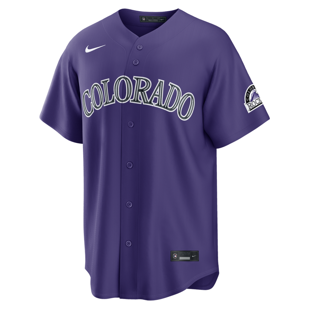 Men's Colorado Rockies Purple Alternate Stadium Jersey
