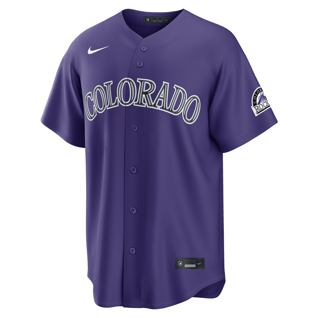 Men's Colorado Rockies Purple Alternate Stadium Jersey