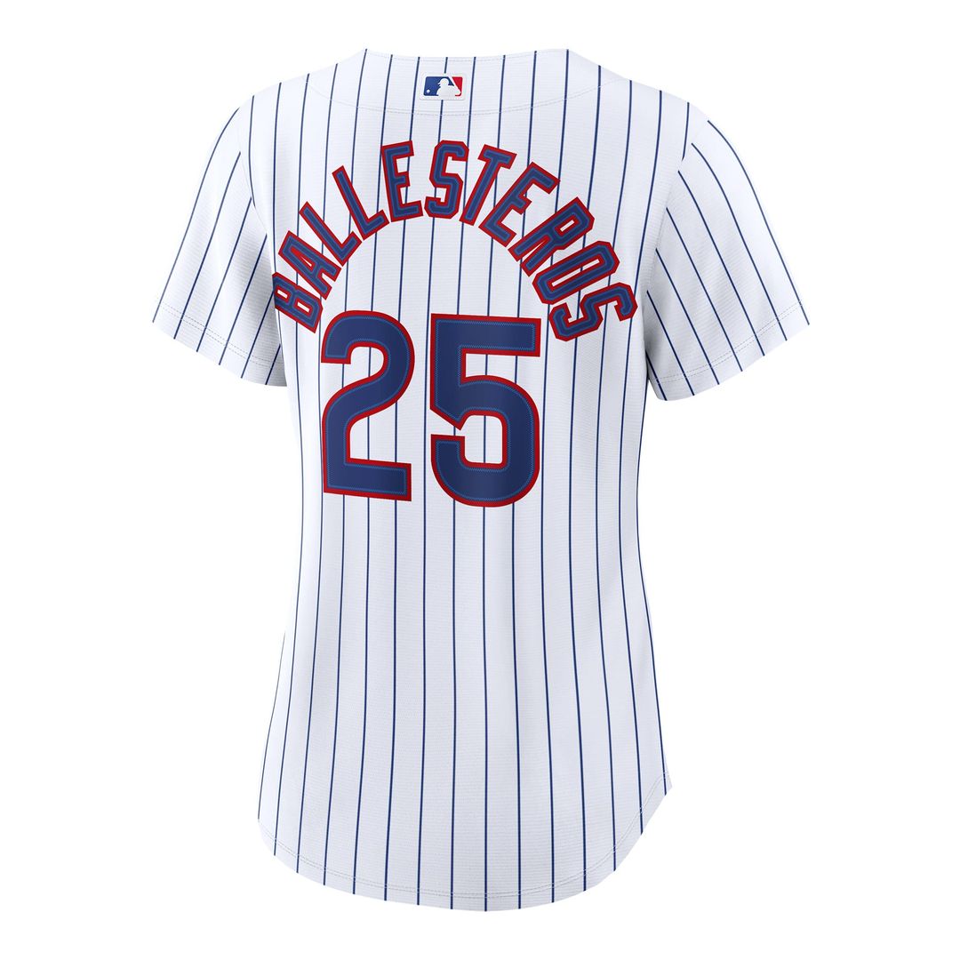 Women's Chicago Cubs Moisés Ballesteros White Home Replica Jersey