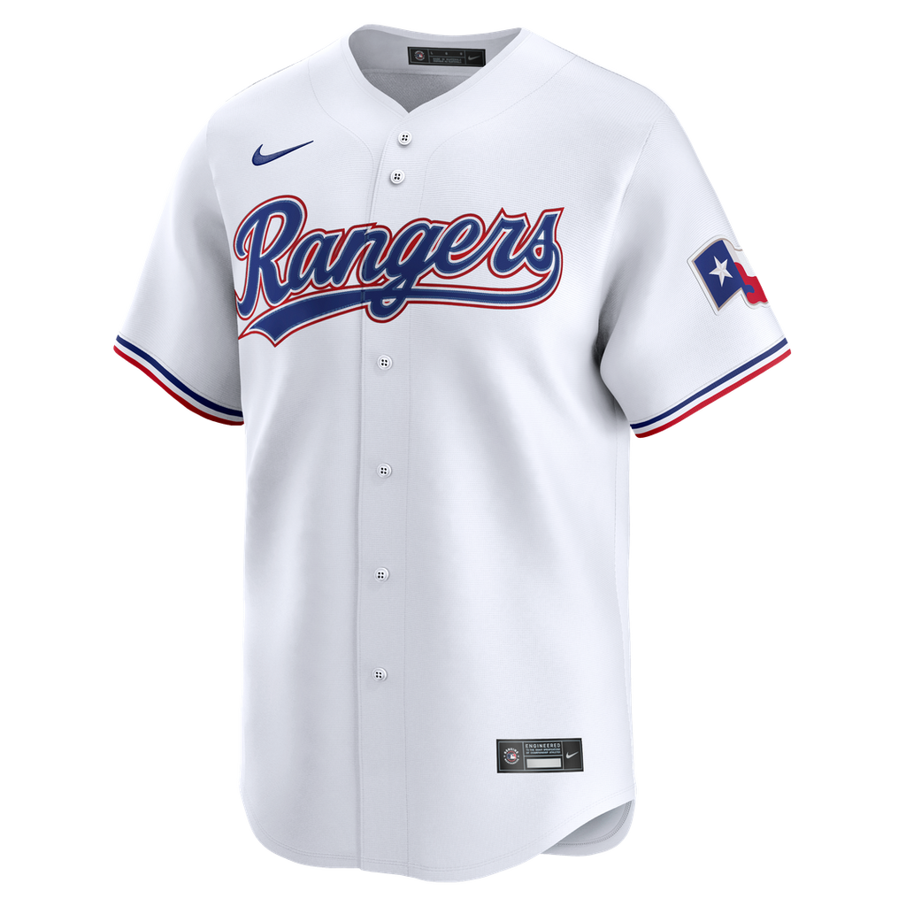 Men's Texas Rangers Jacob deGrom White Home Jersey