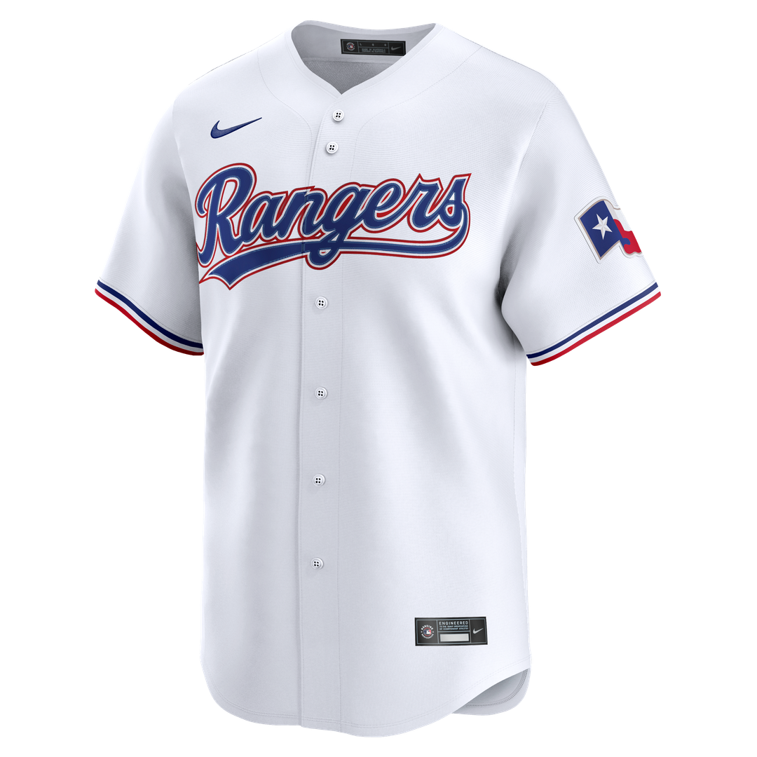 Men's Texas Rangers Jacob deGrom White Home Jersey
