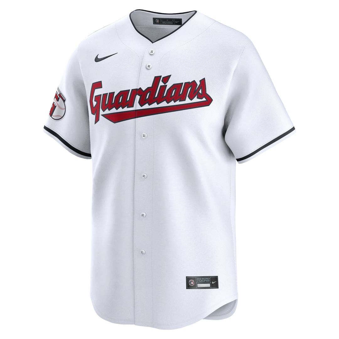 Men's Cleveland Guardians David Fry White Home Player Jersey