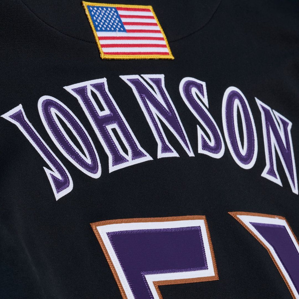 Men's Arizona Diamondbacks Randy Johnson Purple 2000 Throwback Jersey