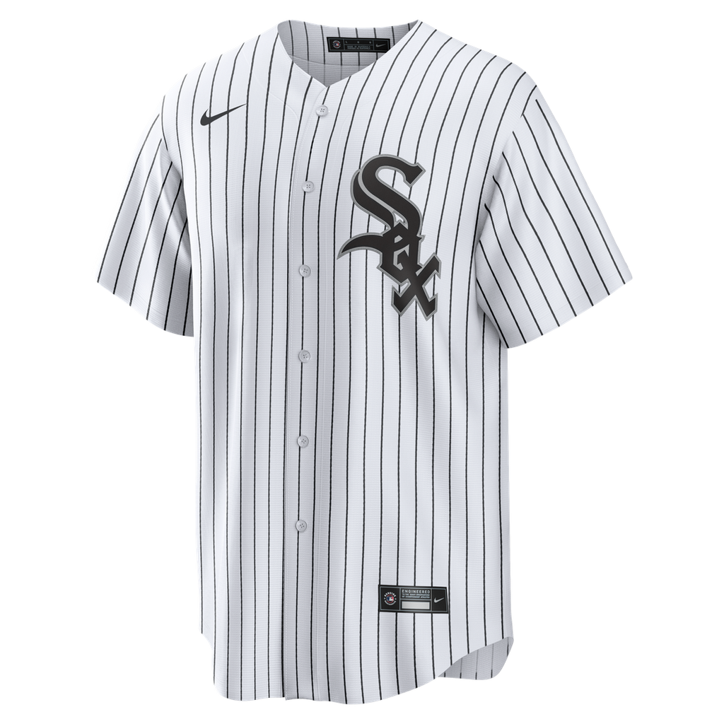 Men's Chicago White Sox Seranthony Domínguez White Home Replica Jersey