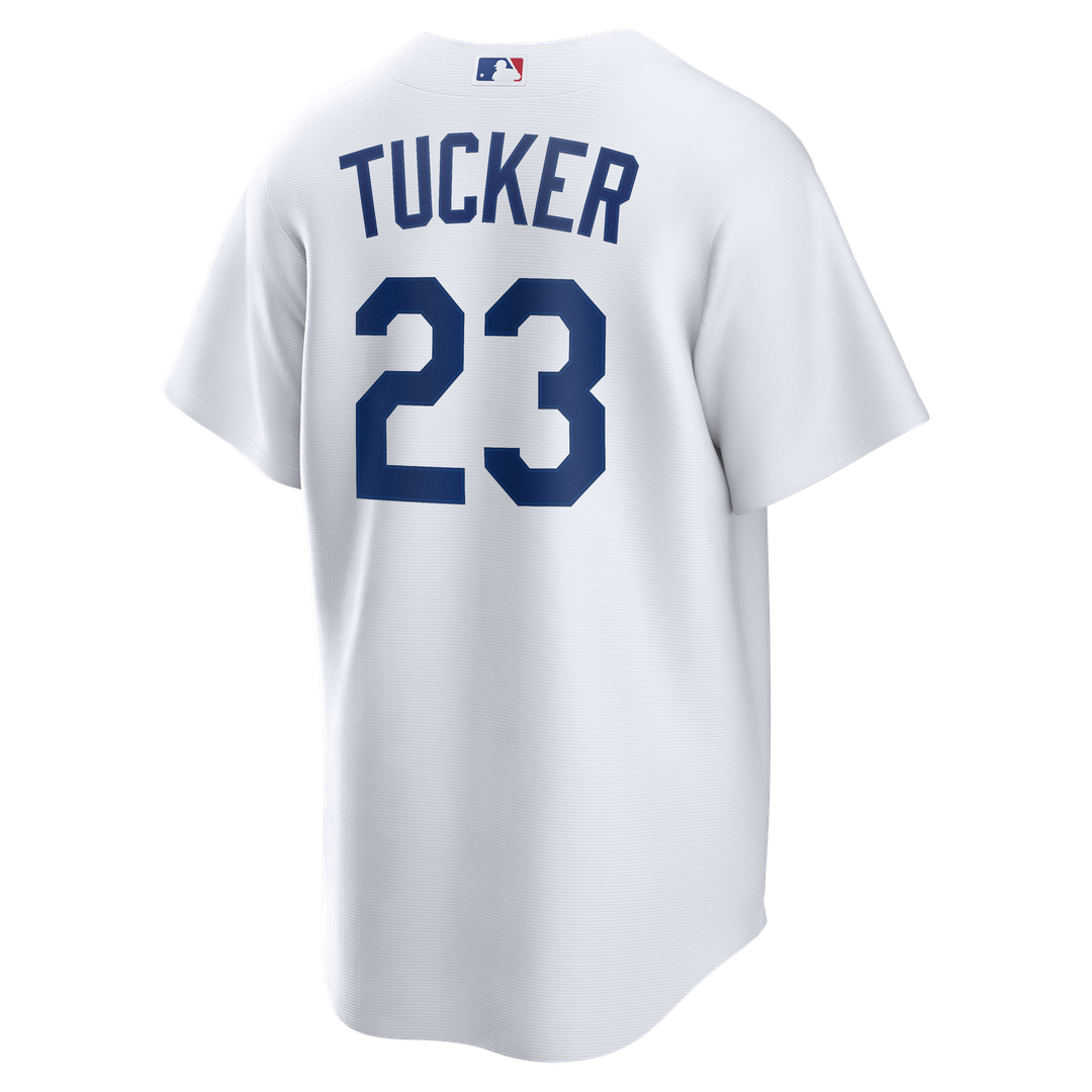 Men's Los Angeles Dodgers Kyle Tucker White Home Replica Jersey