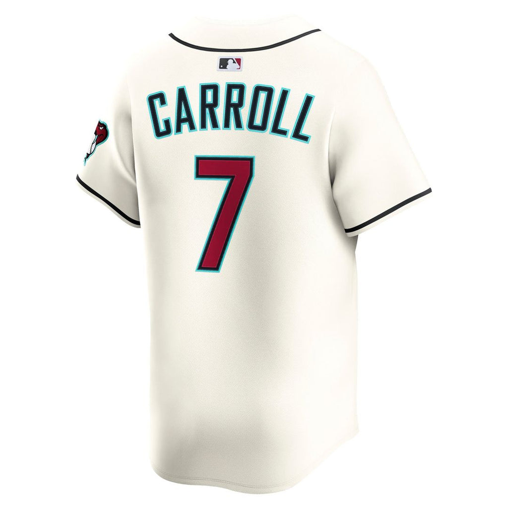 Men's Arizona Diamondbacks Corbin Carroll Cream Home Player Jersey