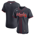 Men's Atlanta Braves Navy Alternate Elite Jersey