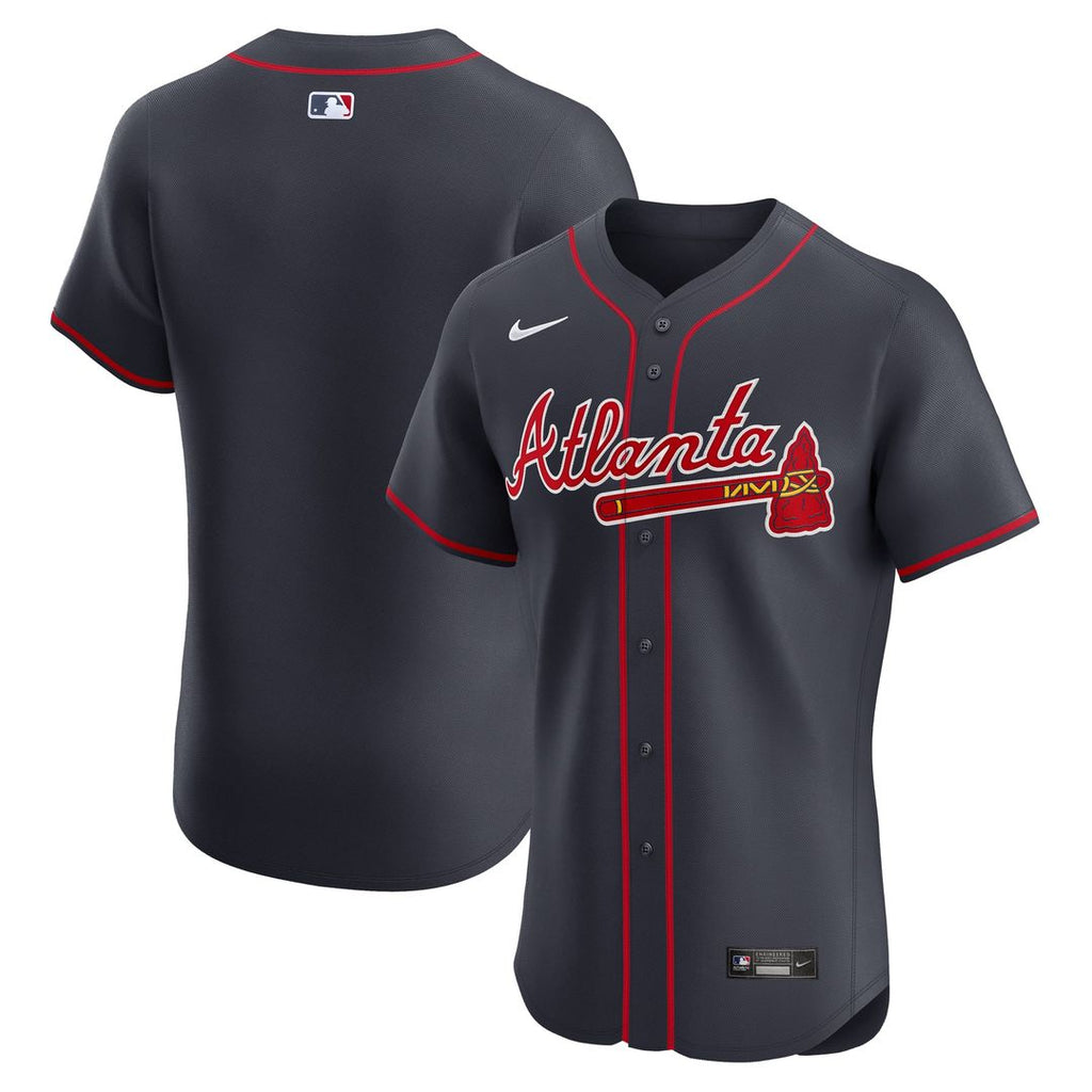 Men's Atlanta Braves White Home Elite Jersey