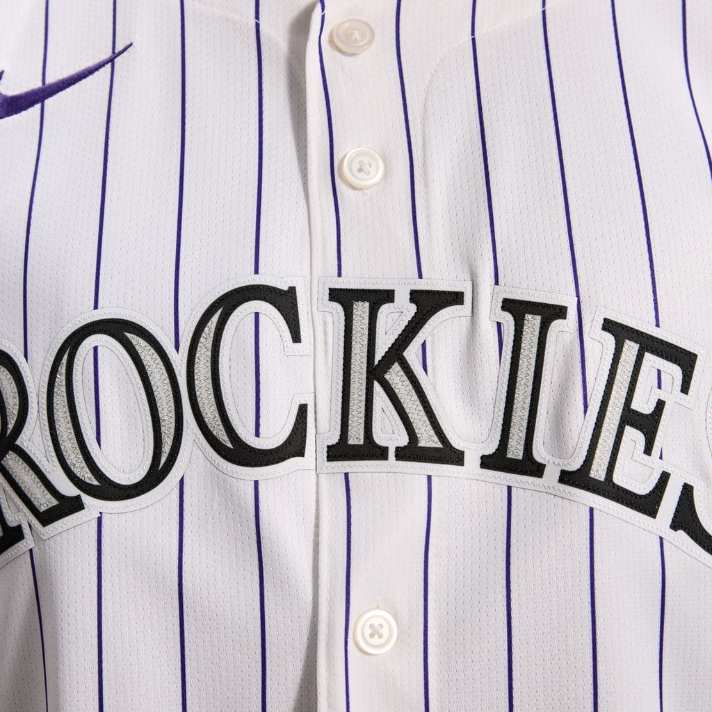 Men's Colorado Rockies White Home Jersey