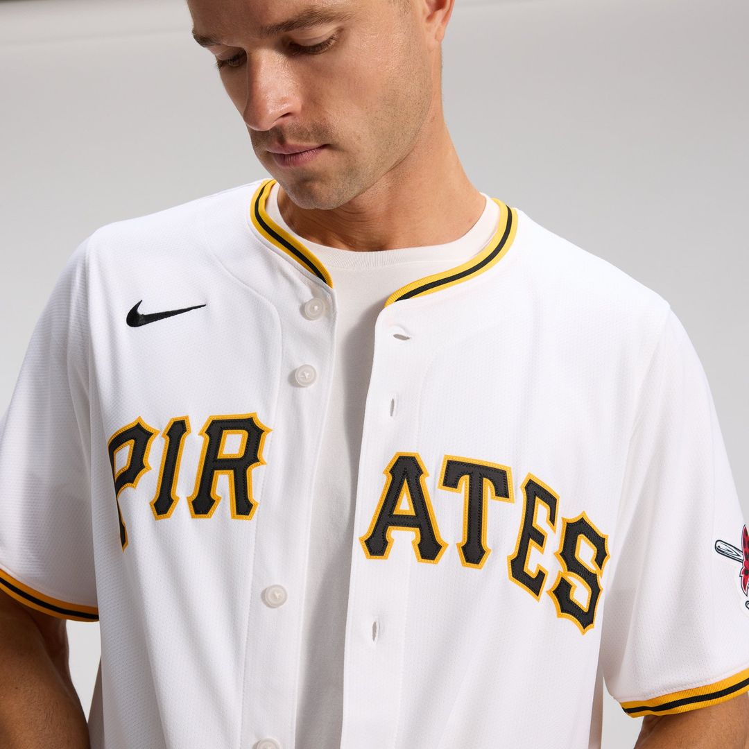 Men's Pittsburgh Pirates White Home Jersey