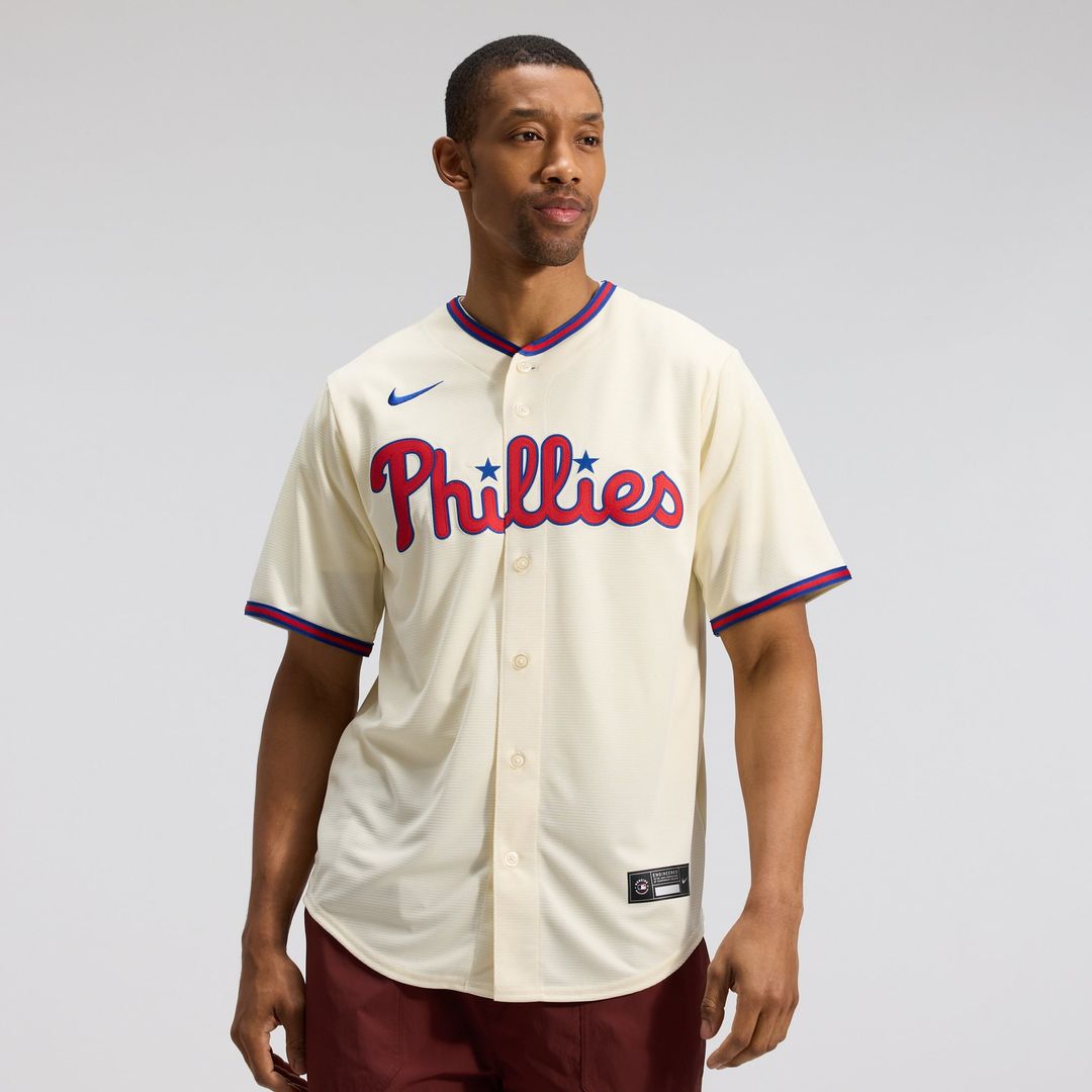 Men's Philadelphia Phillies White Home Replica Jersey