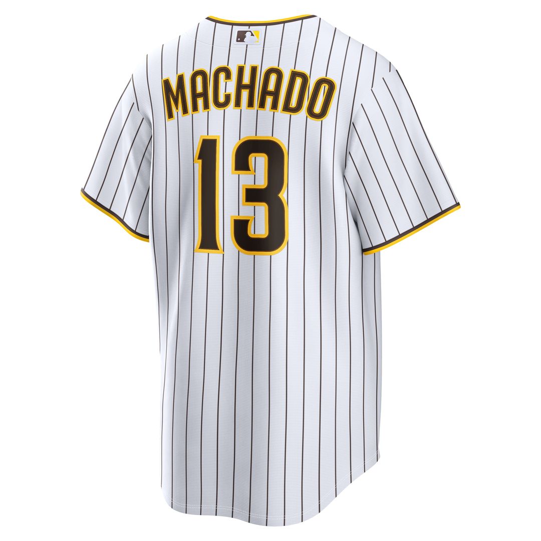 Men's San Diego Padres Manny Machado White Home Replica Player Jersey