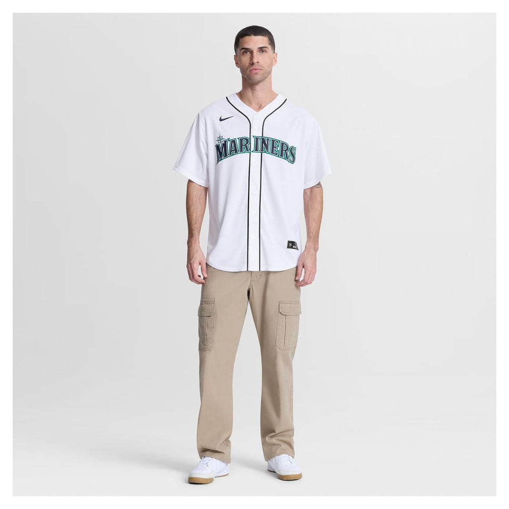 Men's Seattle Mariners Victor Robles White Home Replica Jersey