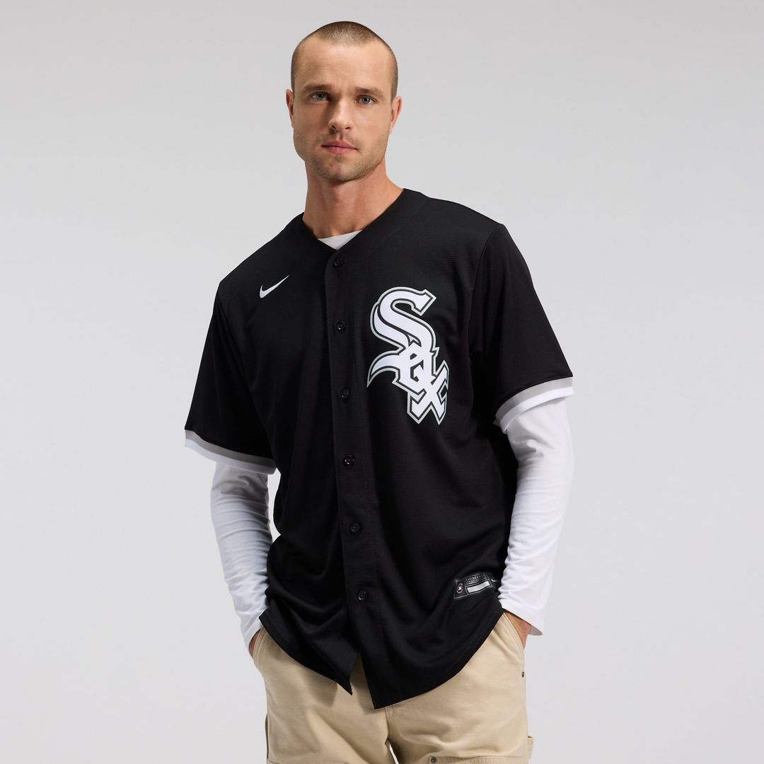 Men's Chicago White Sox Black Alternate Replica Team Jersey