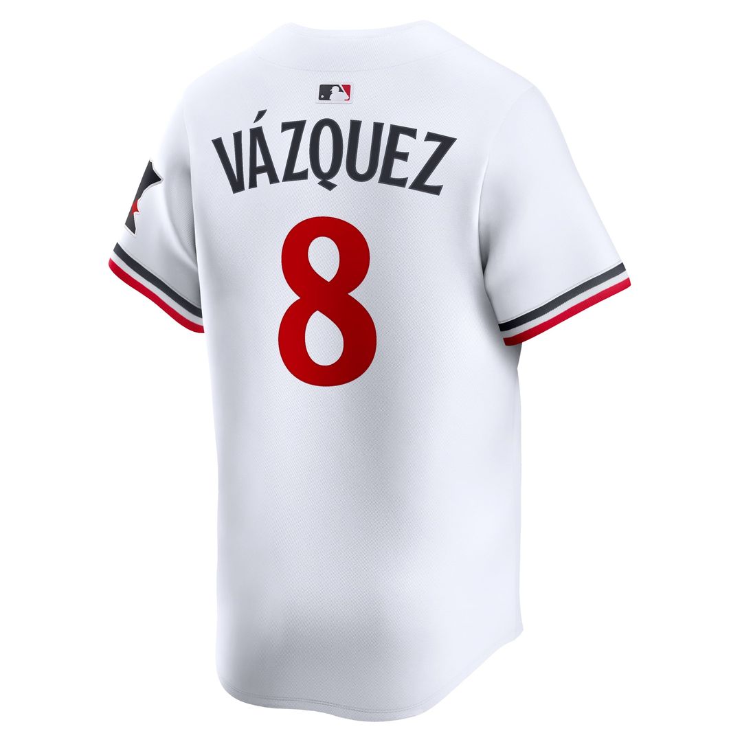 Men's Minnesota Twins Christian Vázquez White Home Jersey