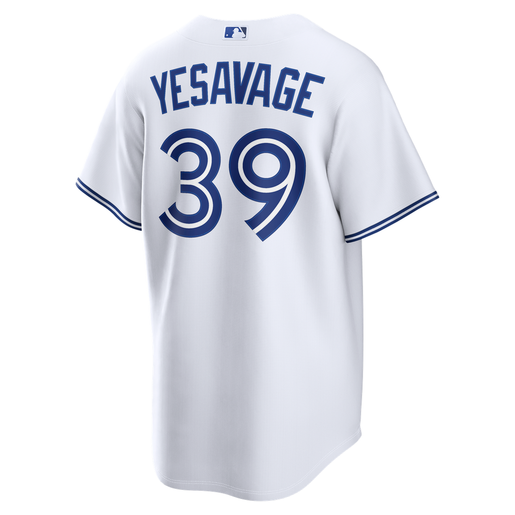 Men's Toronto Blue Jays Trey Yesavage White Home Replica Jersey
