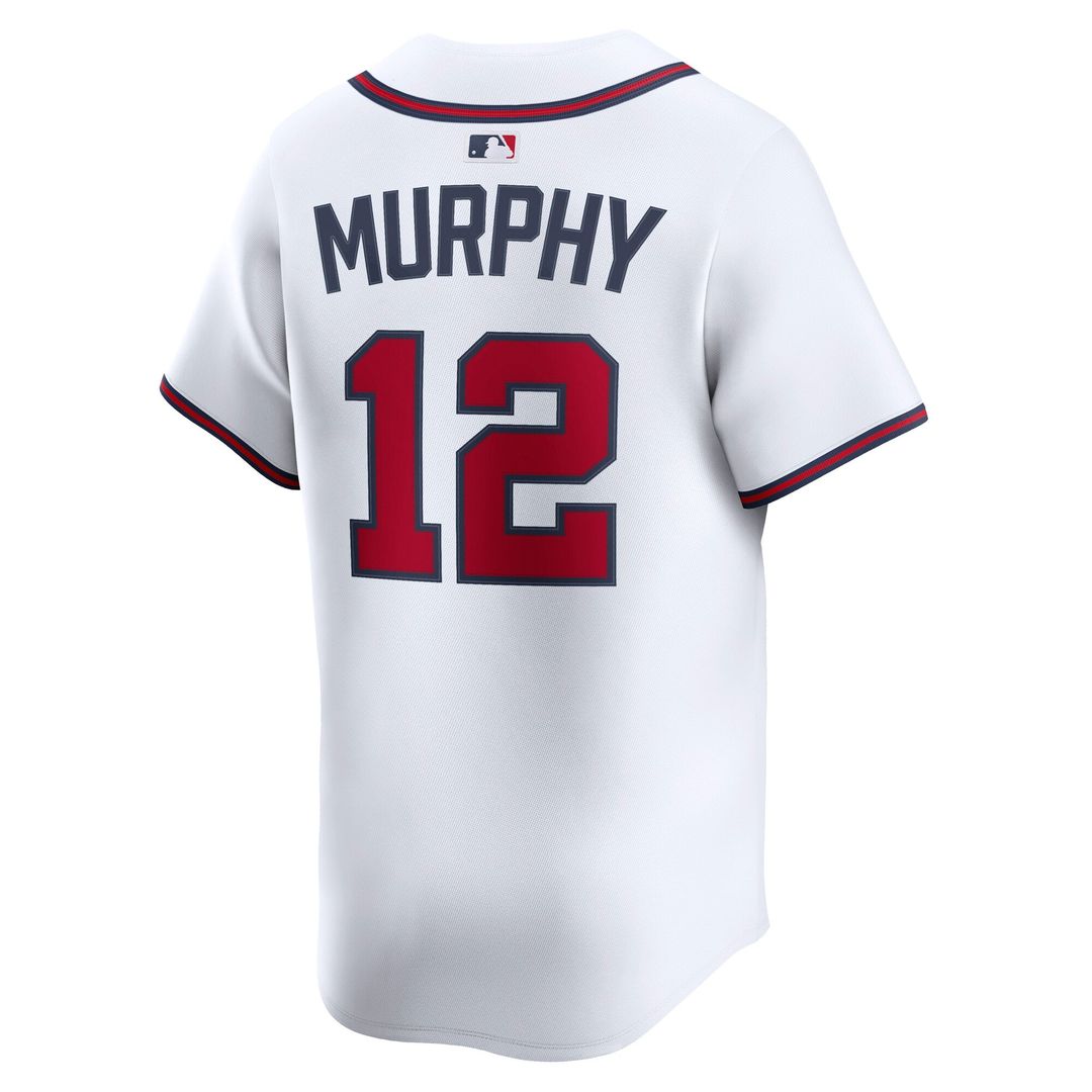 Men's Atlanta Braves Sean Murphy White Home Player Jersey