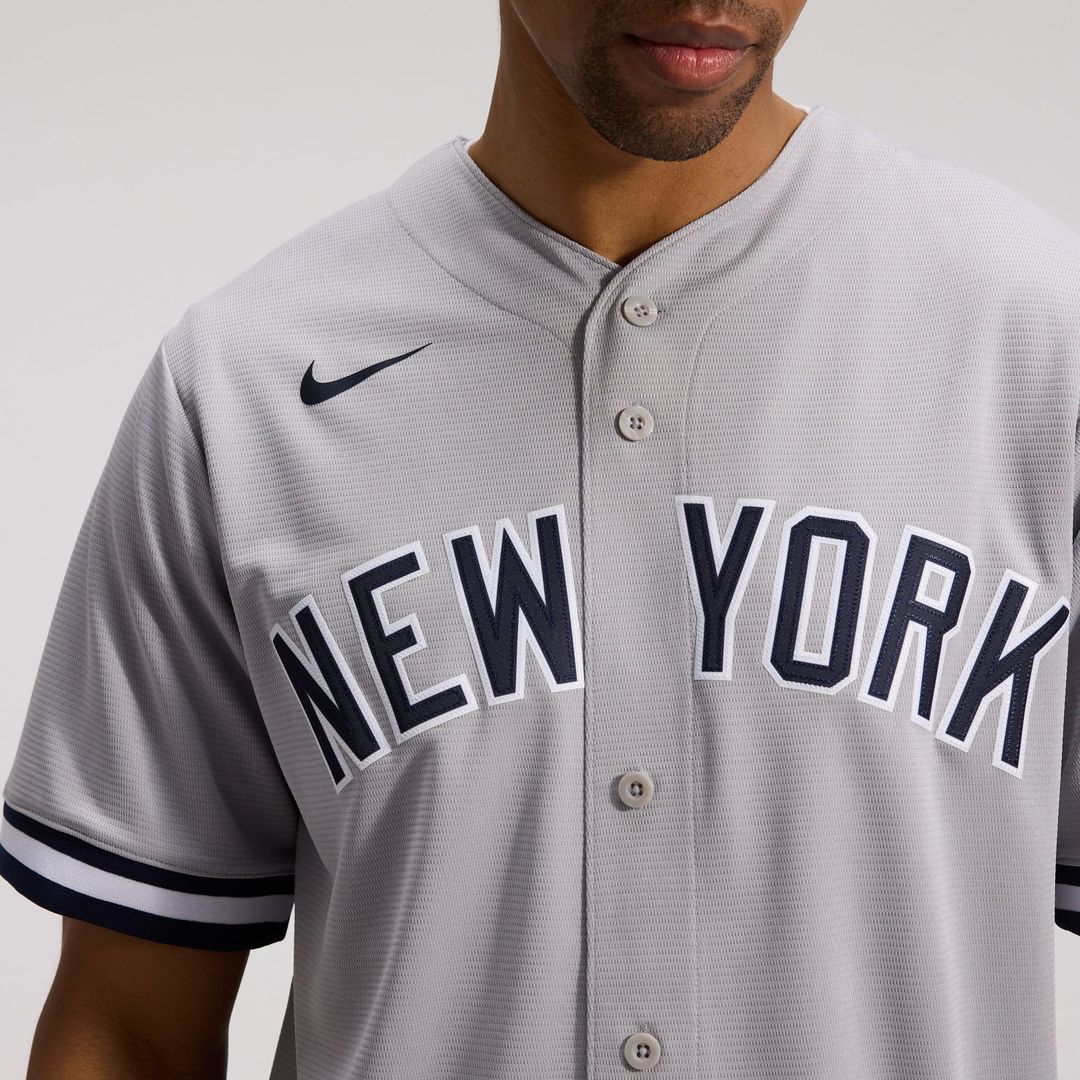 Men's New York Yankees Anthony Volpe Gray Road Replica Jersey