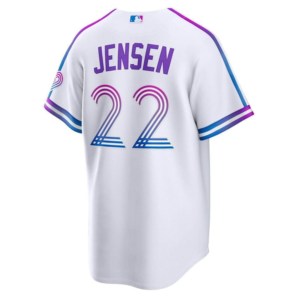 Men's Kansas City Royals Carter Jensen White 2026 City Connect Stadium Jersey