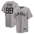 Men's New York Yankees Aaron Judge Gray Road Replica Jersey