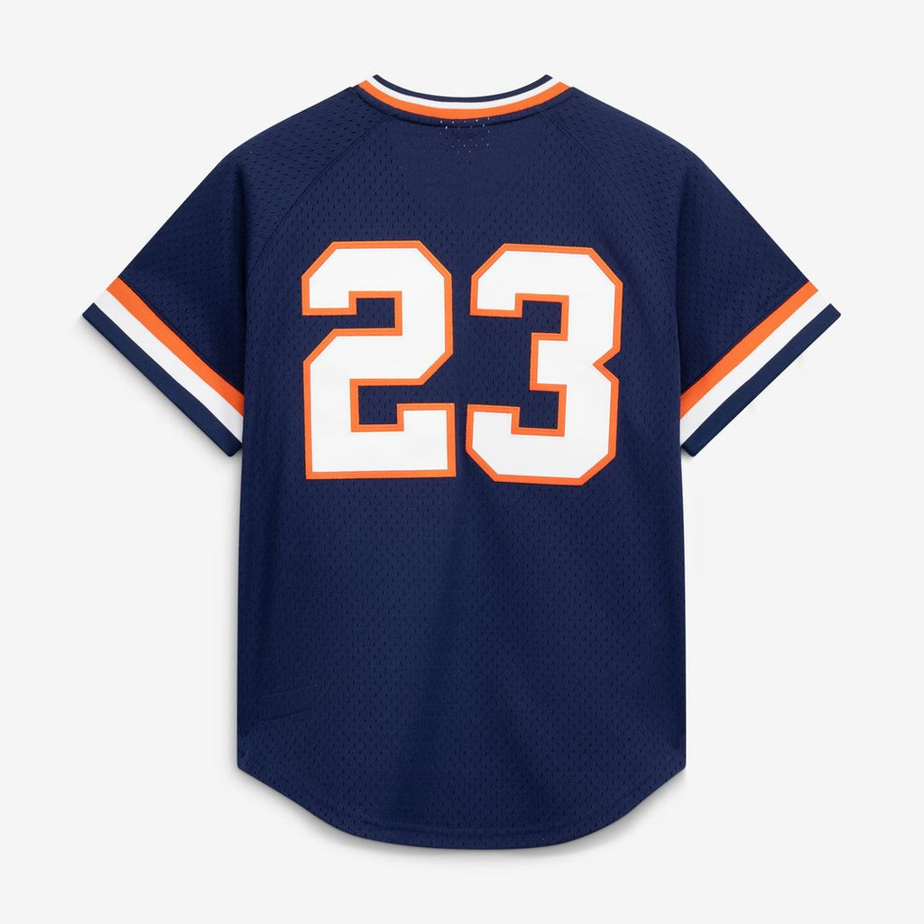 Men's Detroit Tigers Kirk Gibson Navy Batting Practice Jersey
