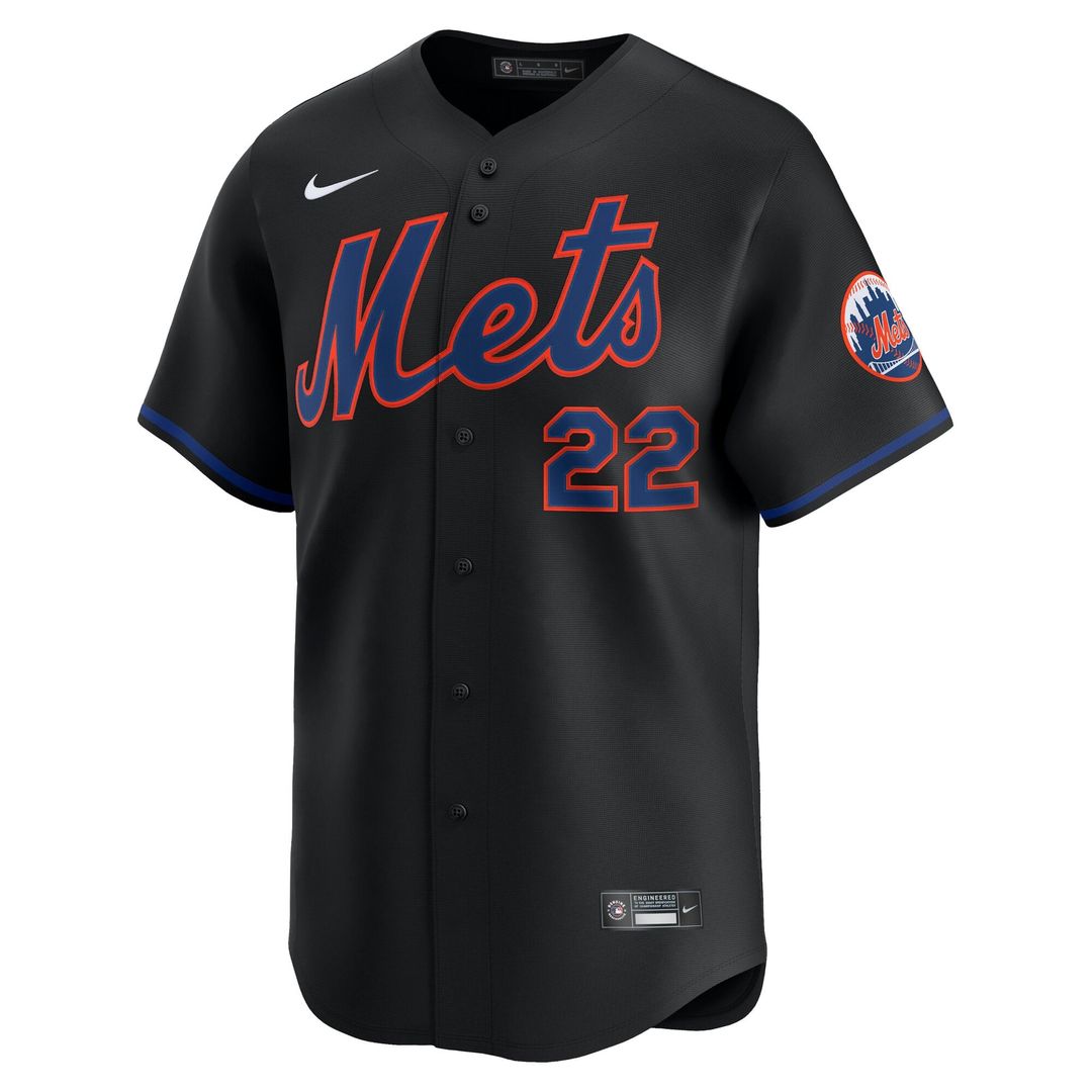 Men's New York Mets Juan Soto Black Alternate Player Jersey