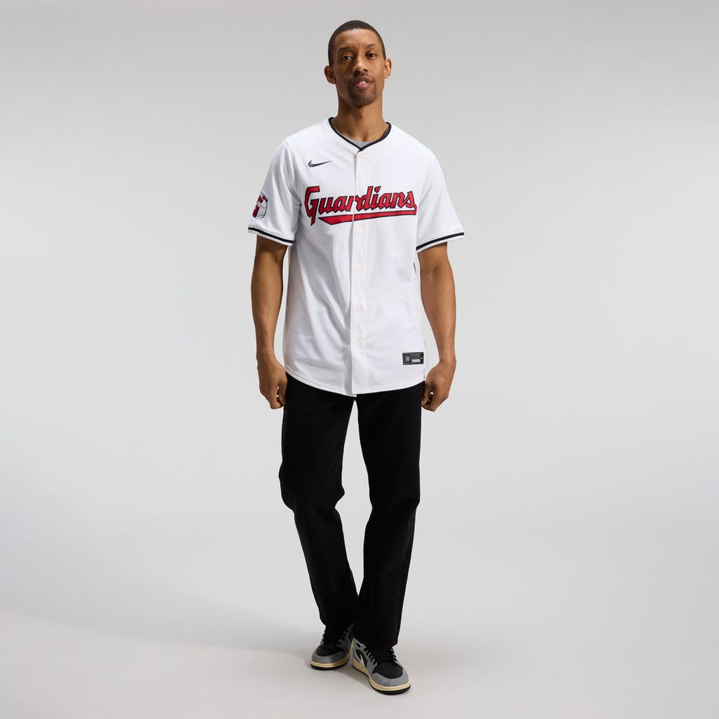 Men's Cleveland Guardians Jose Ramirez White Home Player Jersey