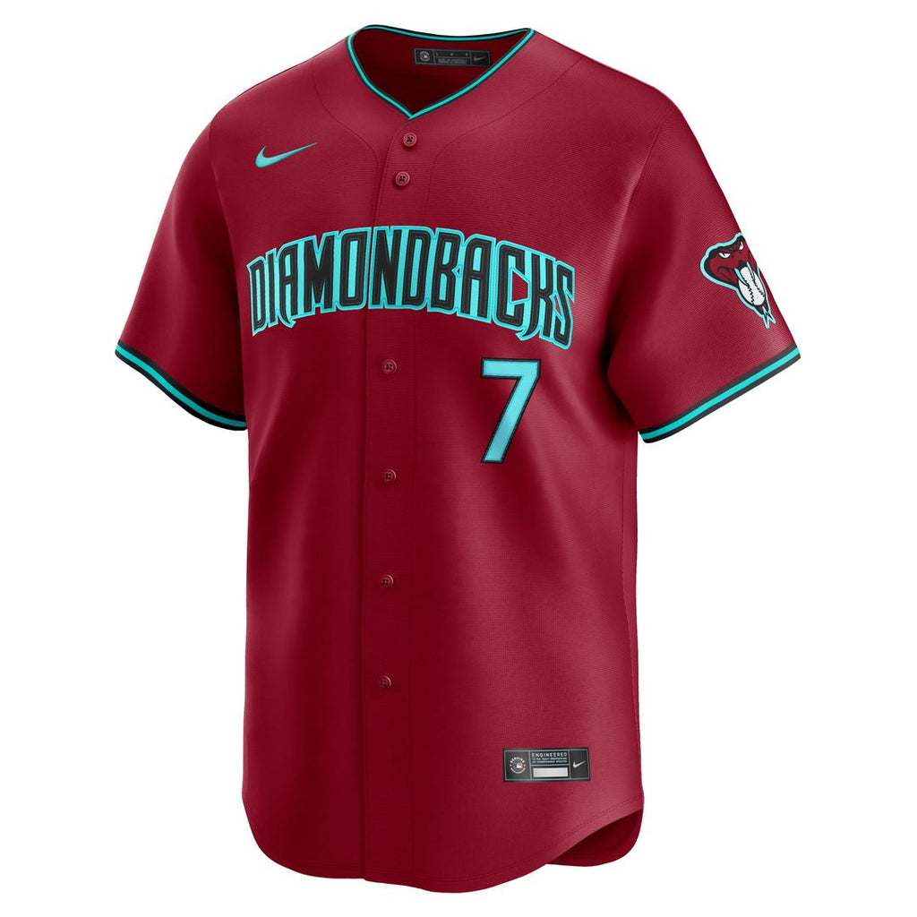 Men's Arizona Diamondbacks Corbin Carroll Red Alternate Jersey