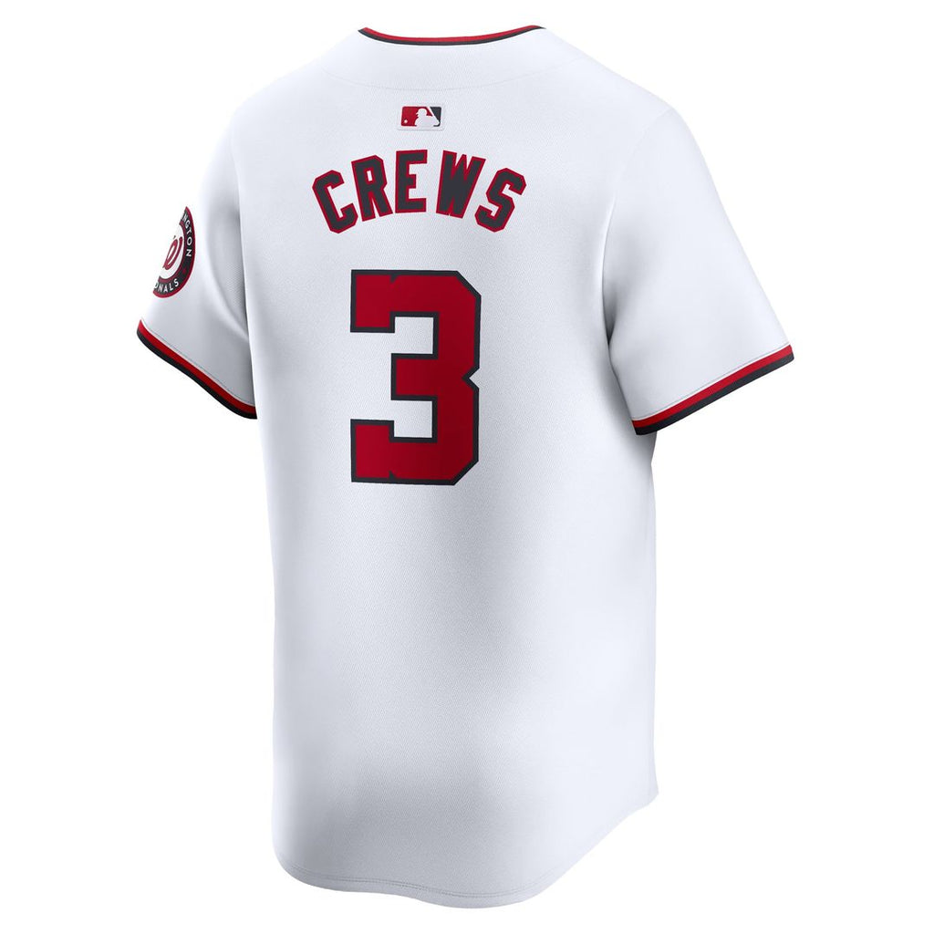 Men's Washington Nationals Dylan Crews White Home Player Jersey